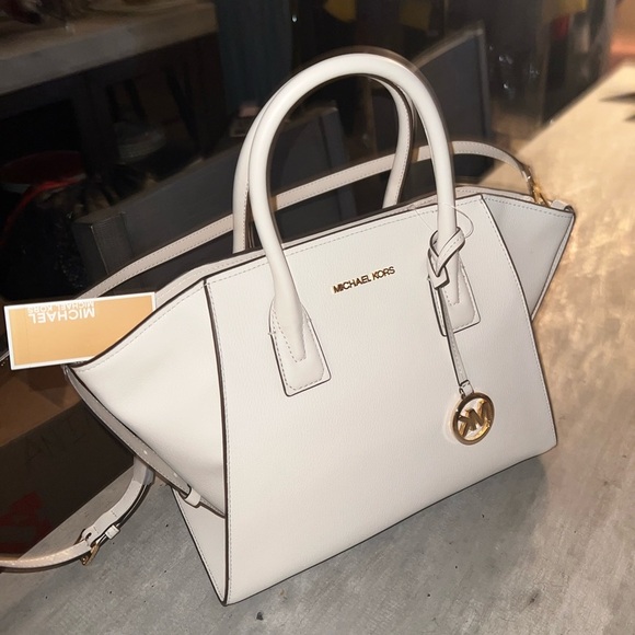 NWT Michael Kors, Handbag w/Shoulder Strap, Off- White - Picture 4 of 4